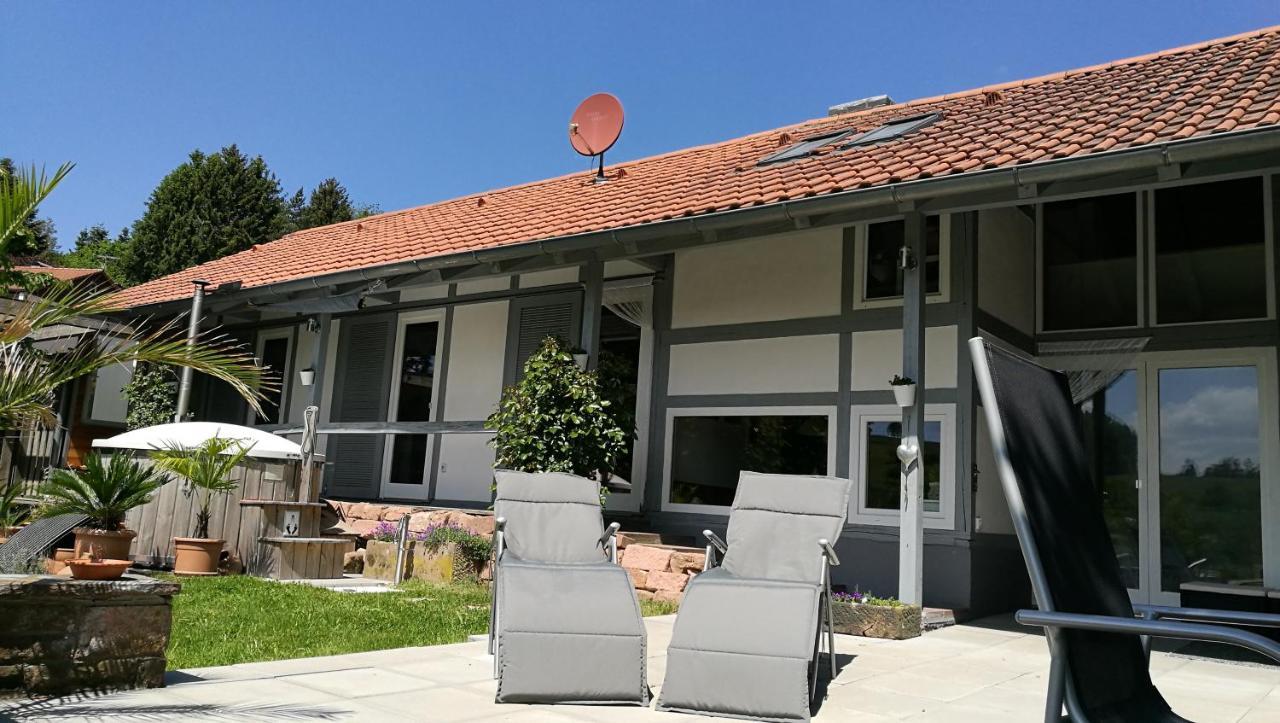 Ferienhaus Glücksmoment Grasellenbach Exterior foto